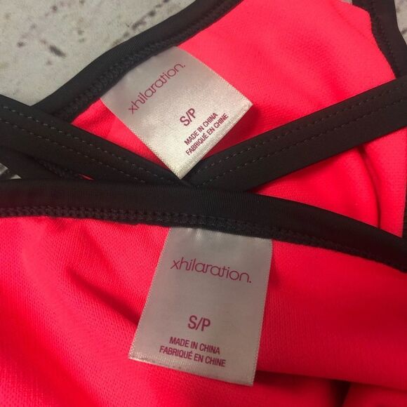 Xhilaration Two Piece Strappy Bikini Swim Bathing Suit Pink S - Picture 6 of 6